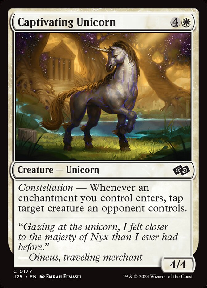 Captivating Unicorn J25-177 Foundations Jumpstart Magic card