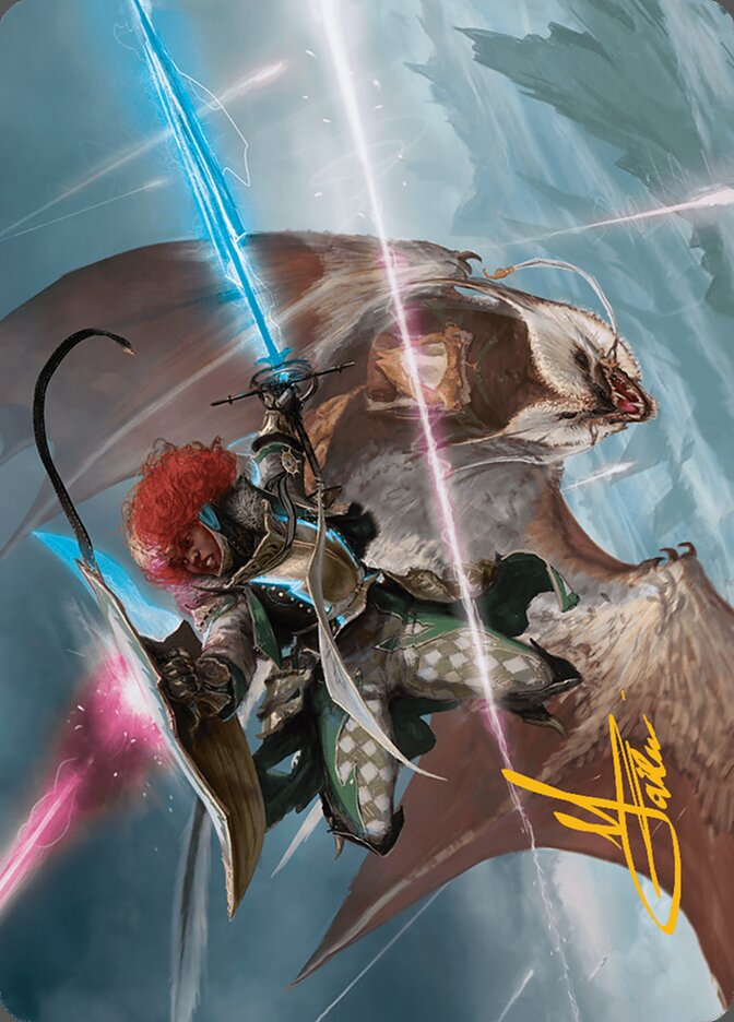 Caradora, Heart of Alacria // Caradora, Heart of Alacria ADFT-14 Aetherdrift Art Series Magic card