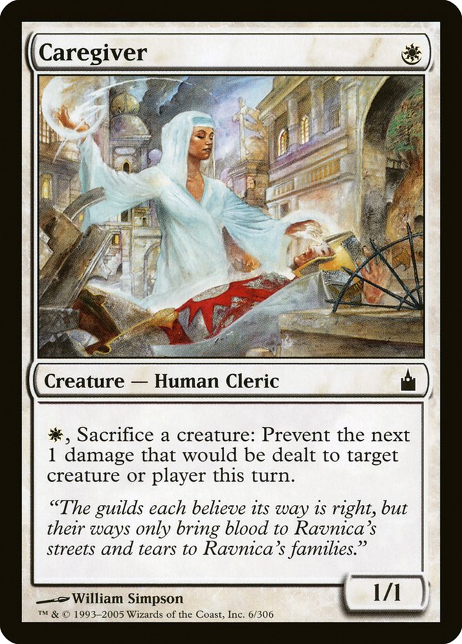 Caregiver RAV-6 Ravnica: City of Guilds Magic card
