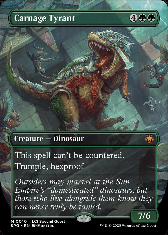 Carnage Tyrant SPG-10 Special Guests Magic card