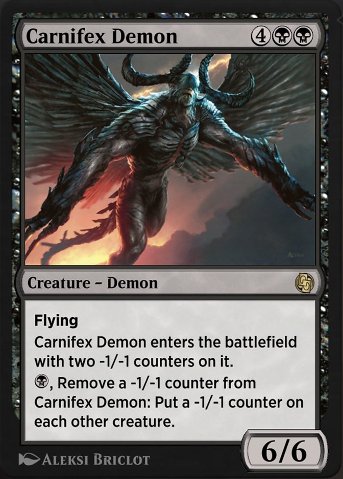 Carnifex Demon AJMP-57 Jumpstart Arena Exclusives Magic card