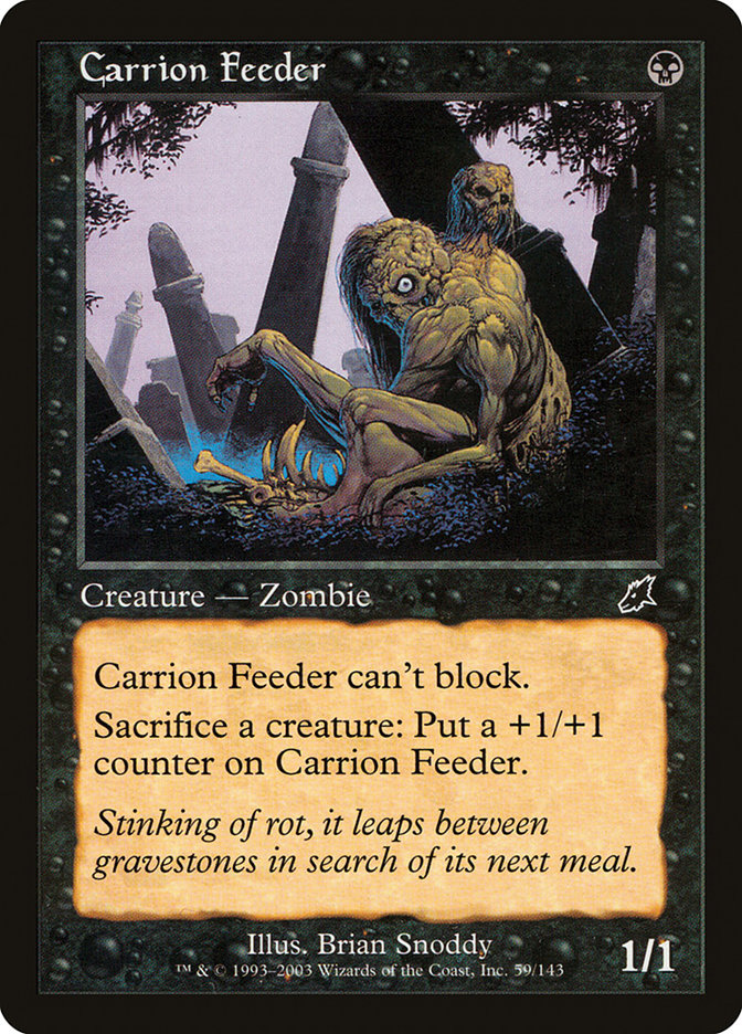 Carrion Feeder SCG-59 Scourge Magic card