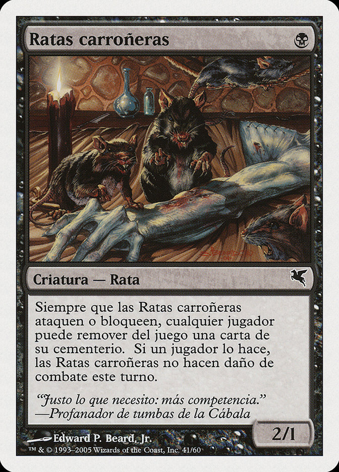 Carrion Rats PSAL-A41 Salvat 2005 Magic card