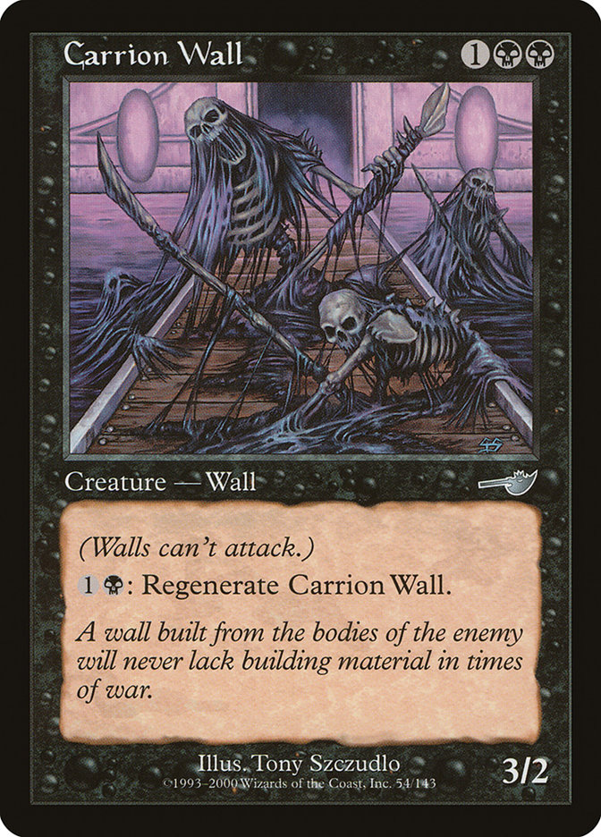 Carrion Wall NEM-54 Nemesis Magic card