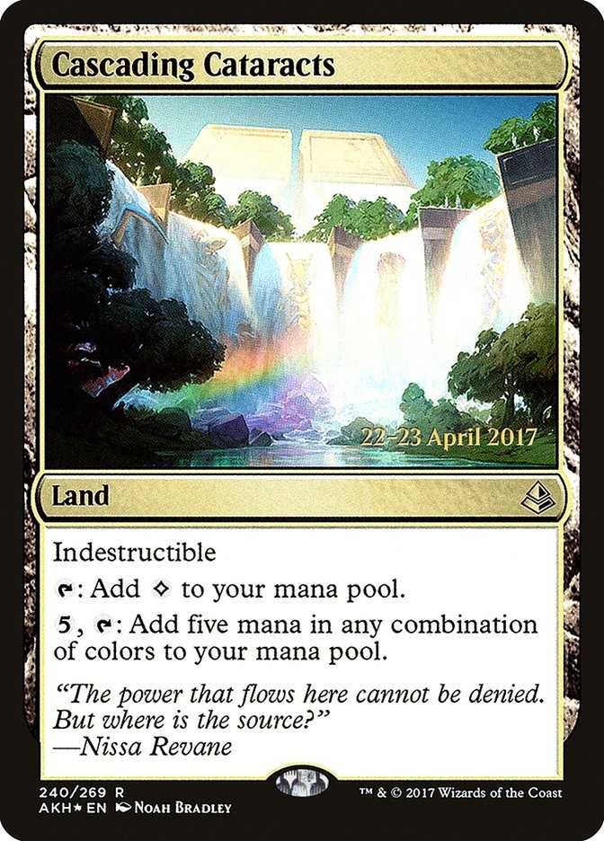 Cascading Cataracts PAKH-240S Amonkhet Promos Magic card