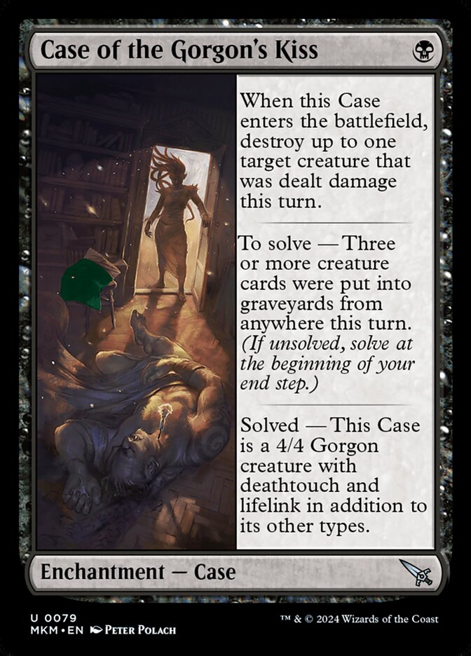 Case of the Gorgon's Kiss MKM-79STAR Murders at Karlov Manor Magic card