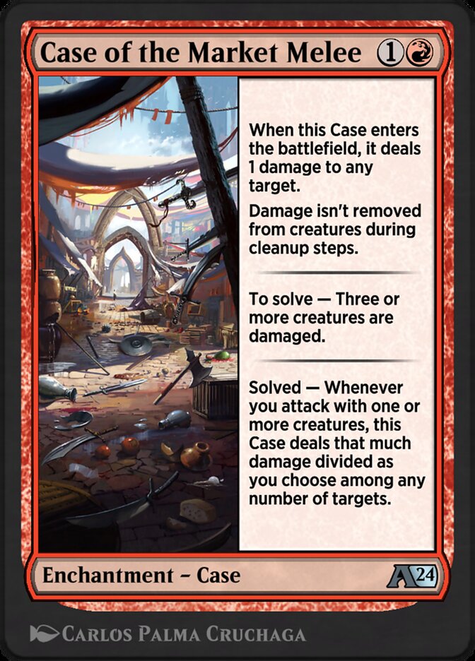 Case of the Market Melee YMKM-13 Alchemy: Murders at Karlov Manor Magic card