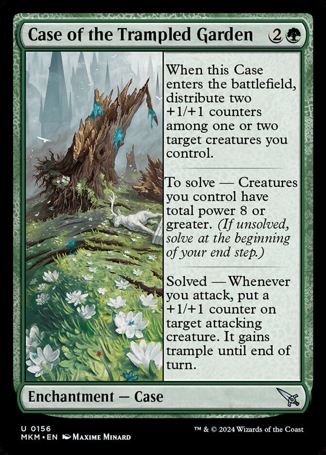 Case of the Trampled Garden MKM-156 Murders at Karlov Manor Magic card