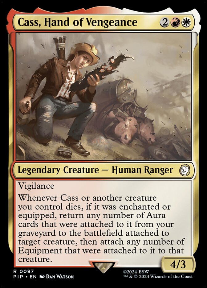 Cass, Hand of Vengeance PIP-97 Fallout Magic card