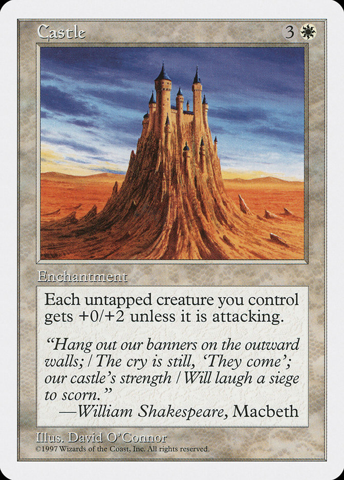 Castle 5ED-15 Fifth Edition Magic card