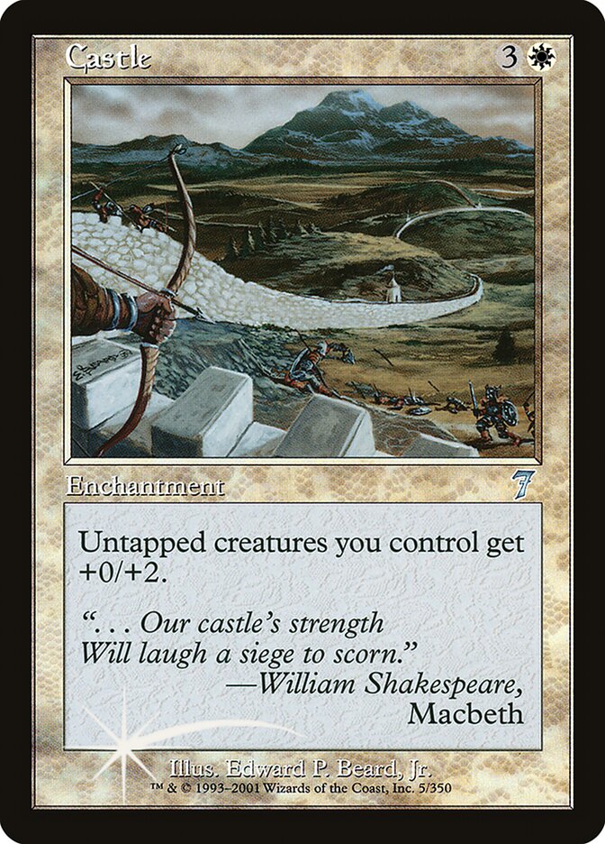 Castle 7ED-5STAR Seventh Edition Magic card