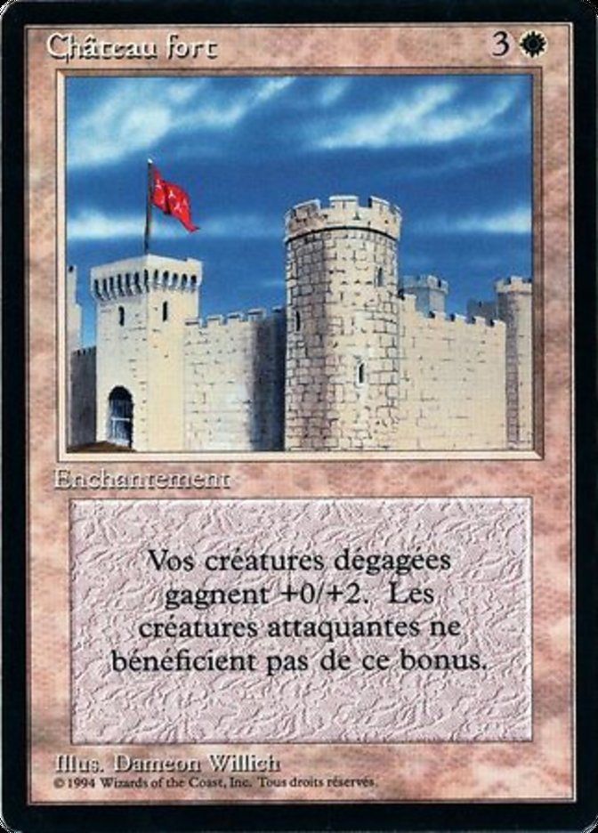 Castle FBB-8 Foreign Black Border Magic card