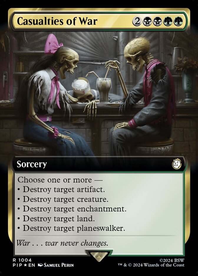 Casualties of War PIP-1004 Fallout Magic card