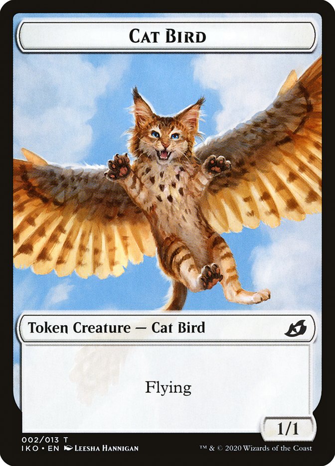 Cat Bird TIKO-2 Ikoria: Lair of Behemoths Tokens Magic card