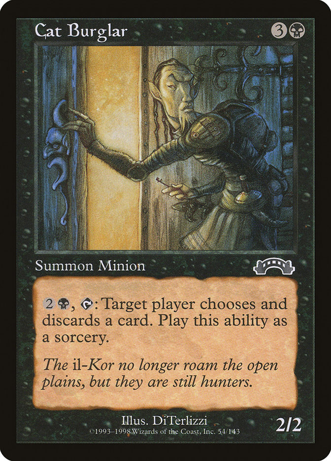 Cat Burglar EXO-54 Exodus Magic card