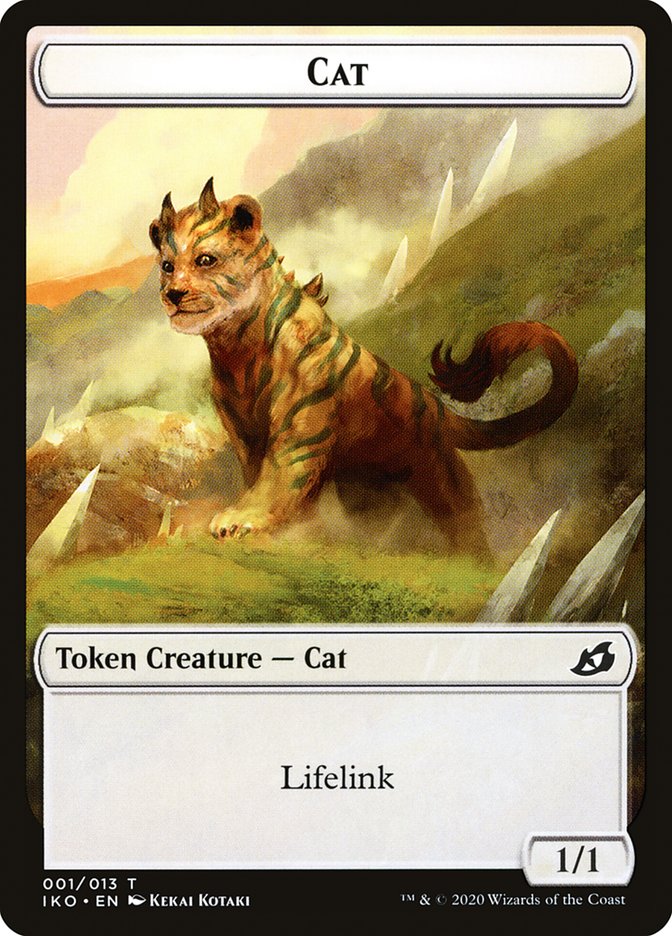 Cat TIKO-1 Ikoria: Lair of Behemoths Tokens Magic card