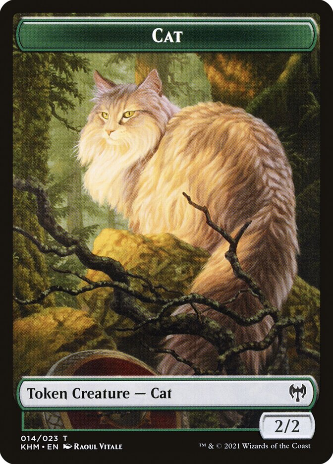 Cat TKHM-14 Kaldheim Tokens Magic card
