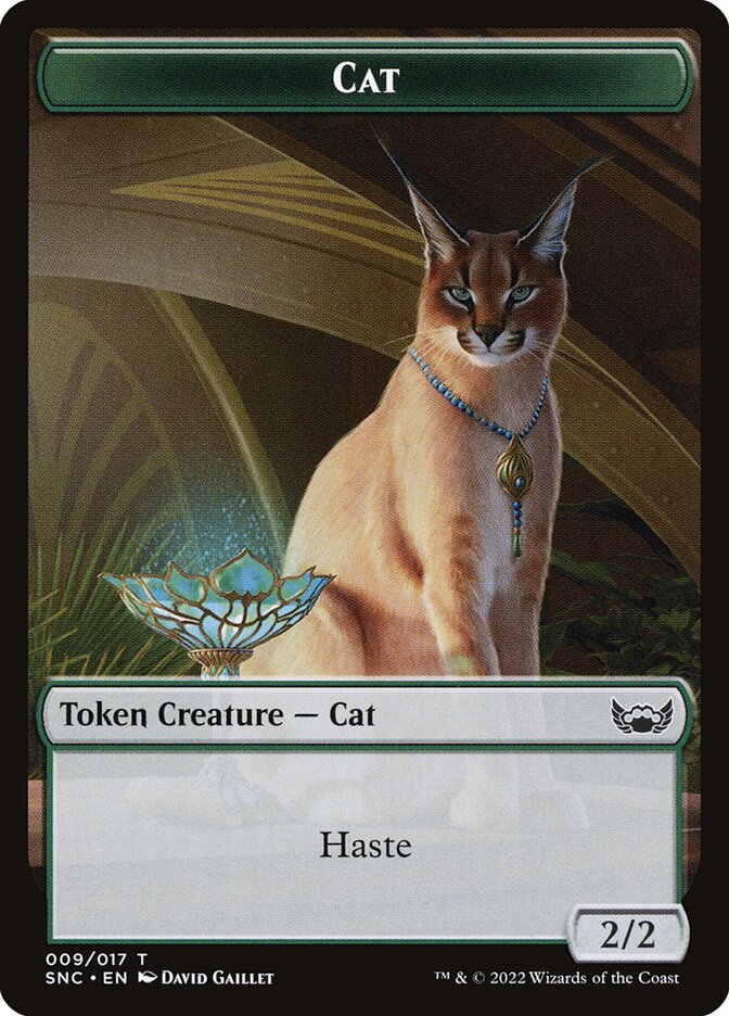 Cat TSNC-9 Streets of New Capenna Tokens Magic card