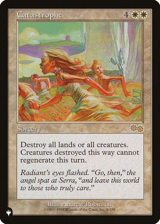 Catastrophe PLST-USG-6 The List Magic card