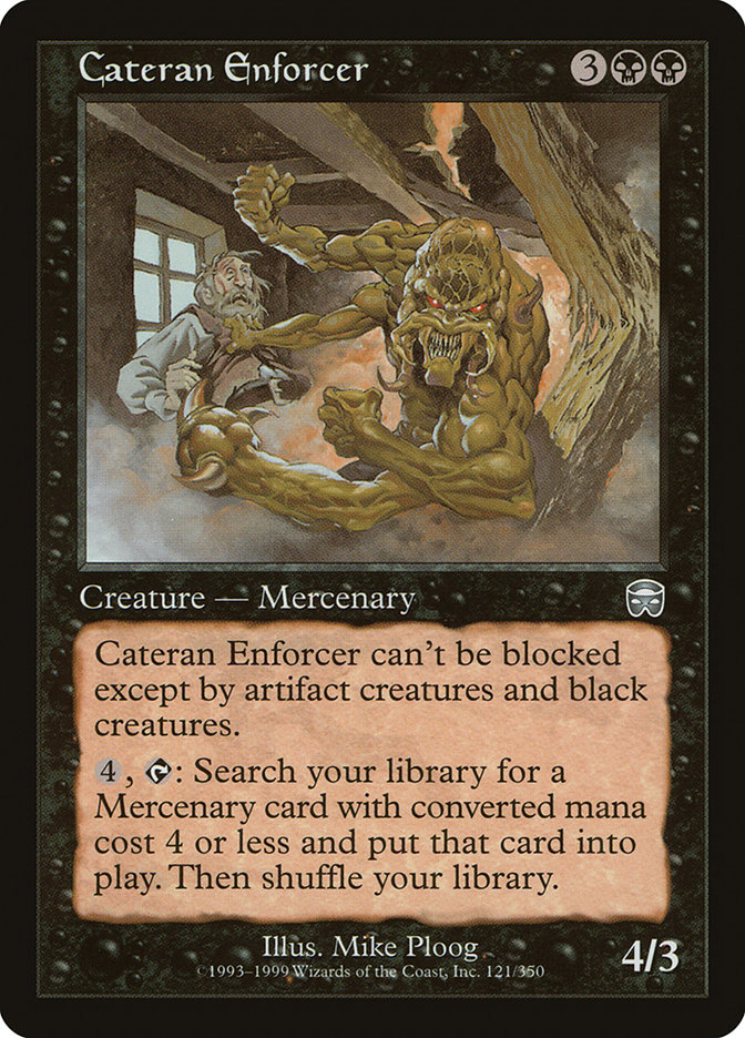 Cateran Enforcer MMQ-121 Mercadian Masques Magic card