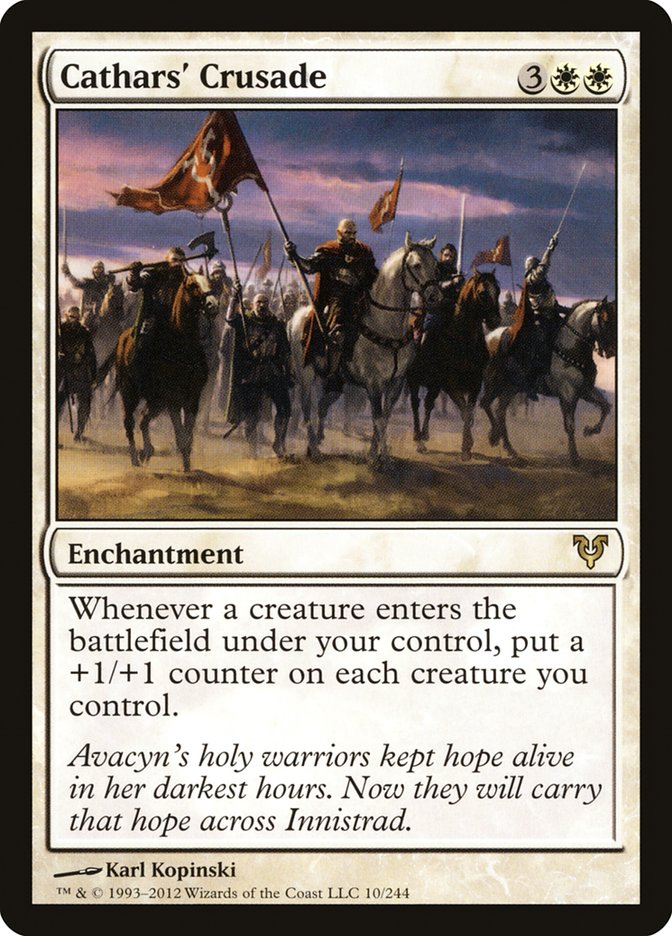Cathars' Crusade AVR-10 Avacyn Restored Magic card