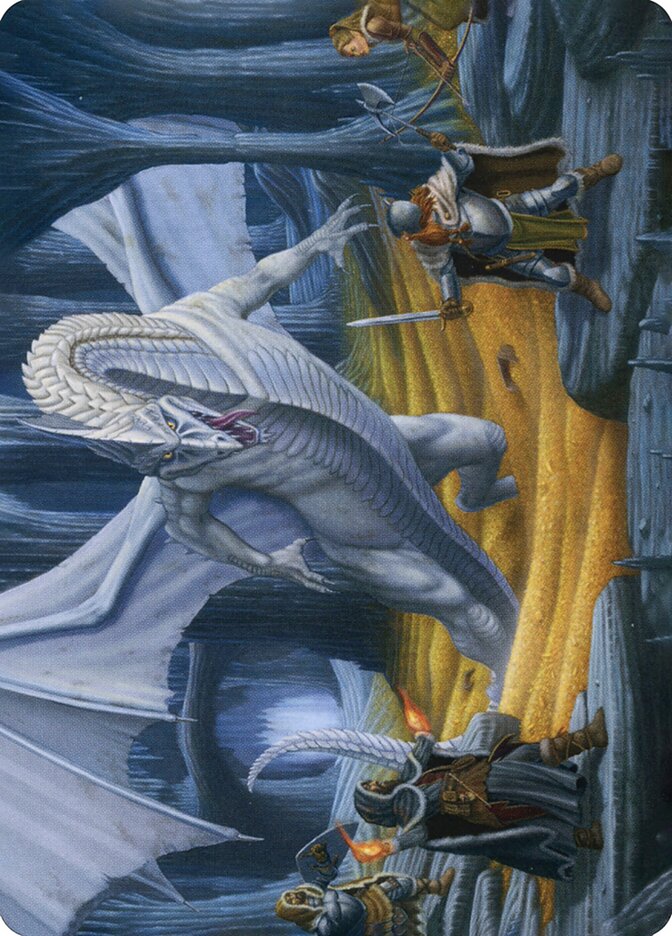 Cave of the Frost Dragon // Cave of the Frost Dragon AAFR-46 Adventures in the Forgotten Realms Art Series Magic card