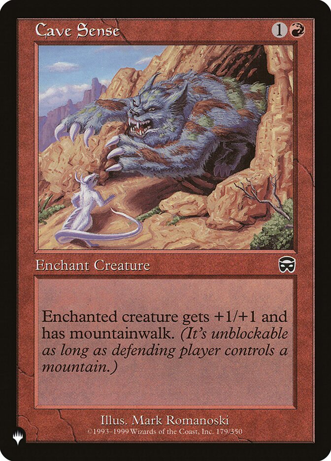 Cave Sense PLST-MMQ-179 The List Magic card
