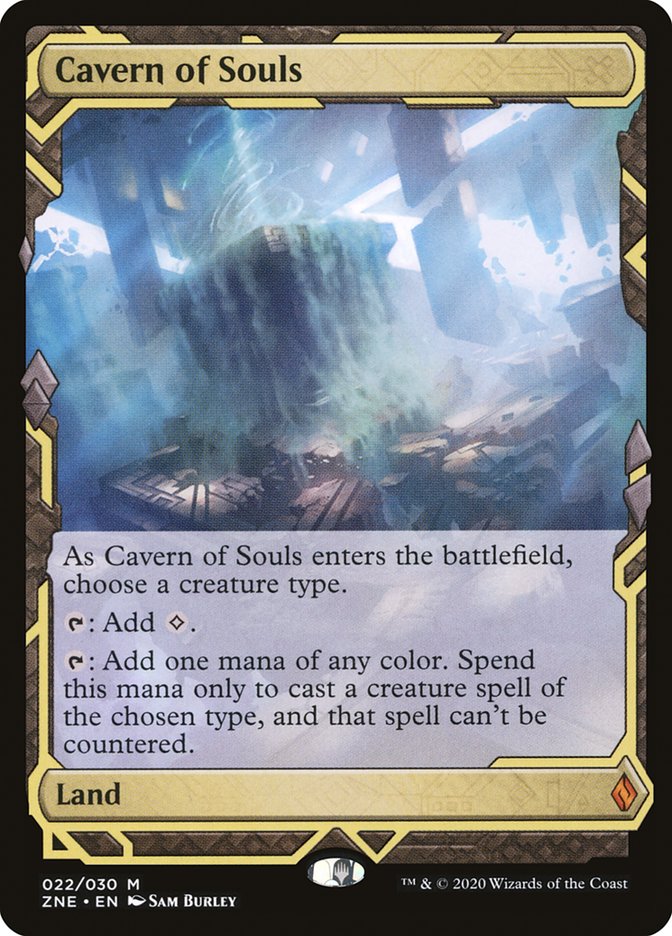 Cavern of Souls ZNE-22 Zendikar Rising Expeditions Magic card