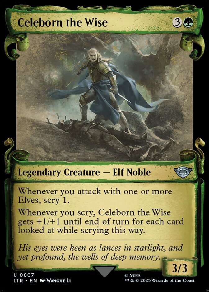 Celeborn the Wise LTR-607 The Lord of the Rings: Tales of Middle-earth Magic card