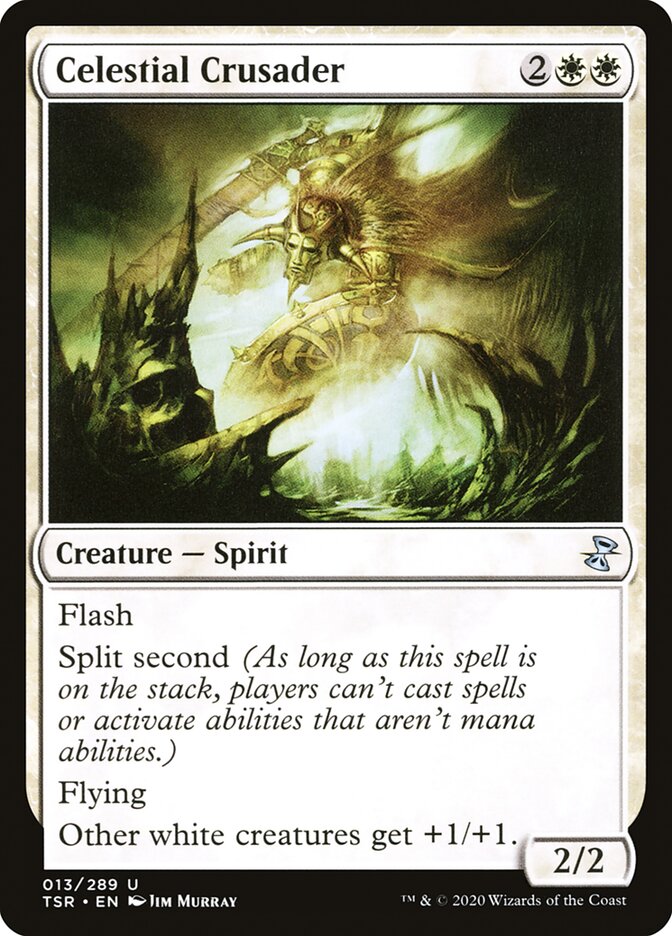 Celestial Crusader TSR-13 Time Spiral Remastered Magic card