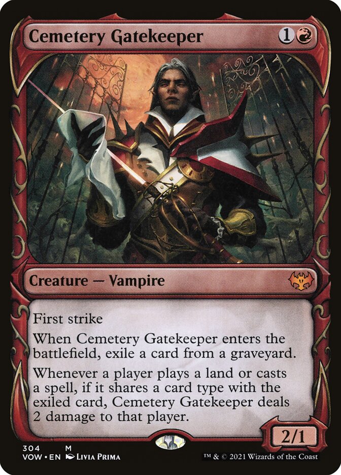 Cemetery Gatekeeper VOW-304 Innistrad: Crimson Vow Magic card