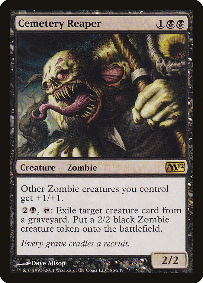 Cemetery Reaper M12-86 Magic 2012 Magic card
