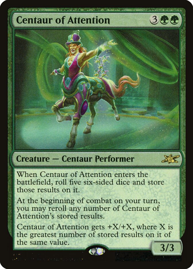 Centaur of Attention UNF-418 Unfinity Magic card