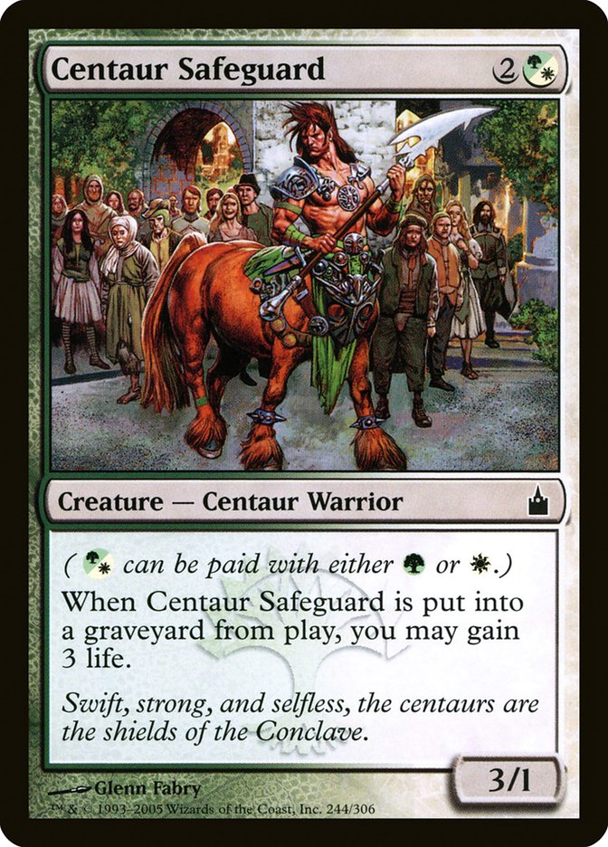 Centaur Safeguard RAV-244 Ravnica: City of Guilds Magic card