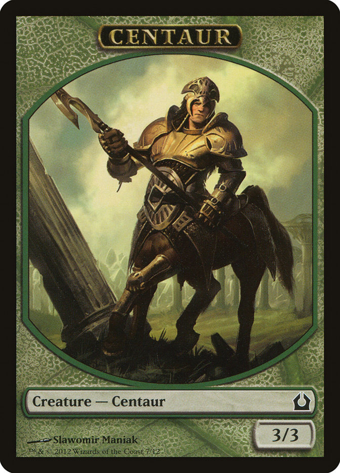 Centaur TRTR-7 Return to Ravnica Tokens Magic card