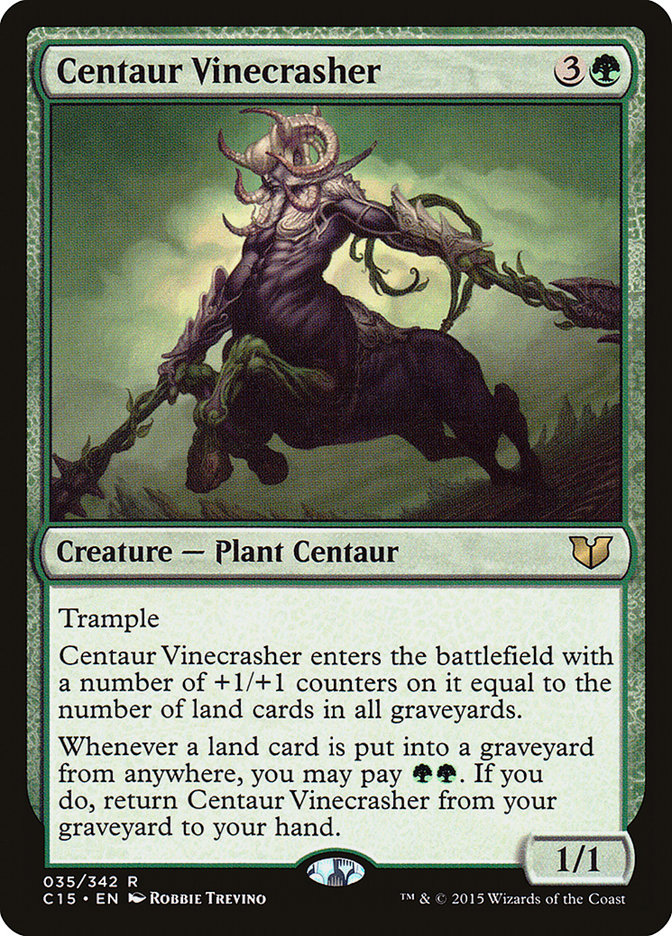 Centaur Vinecrasher C15-35 Commander 2015 Magic card