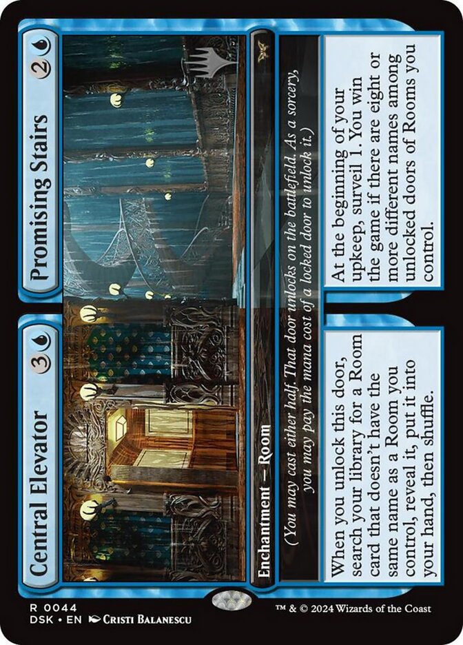 Central Elevator // Promising Stairs PDSK-44P Duskmourn: House of Horror Promos Magic card