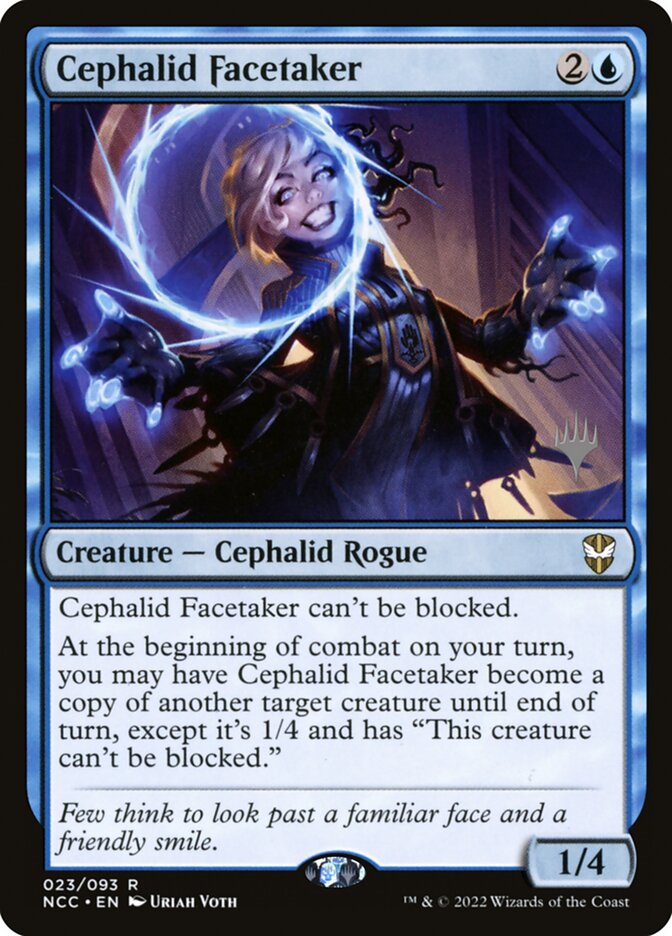 Cephalid Facetaker PNCC-23P New Capenna Commander Promos Magic card