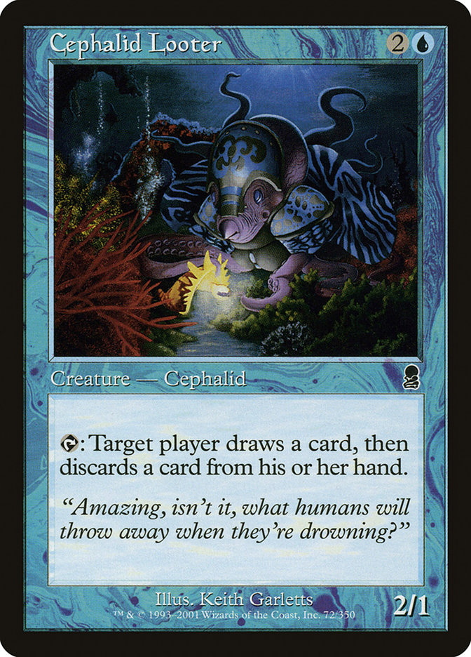 Cephalid Looter ODY-72 Odyssey Magic card