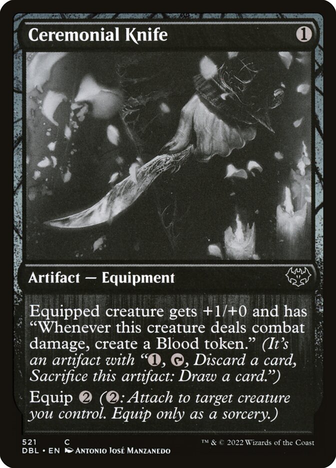 Ceremonial Knife DBL-521 Innistrad: Double Feature Magic card