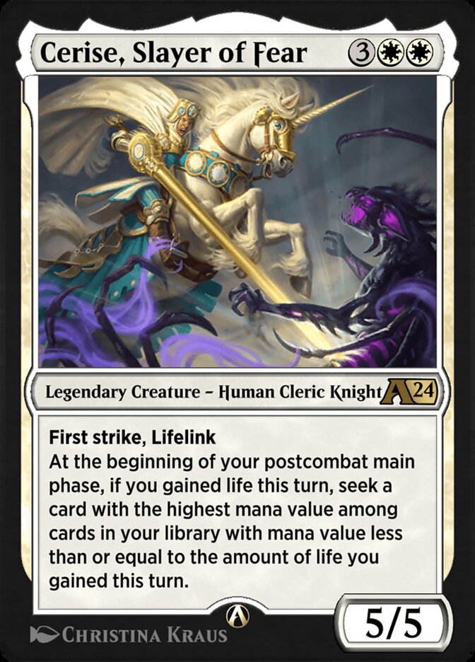 Cerise, Slayer of Fear YWOE-1 Alchemy: Wilds of Eldraine Magic card