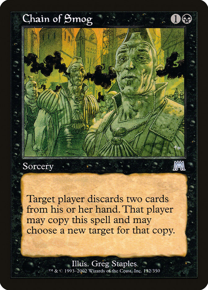 Chain of Smog ONS-132 Onslaught Magic card