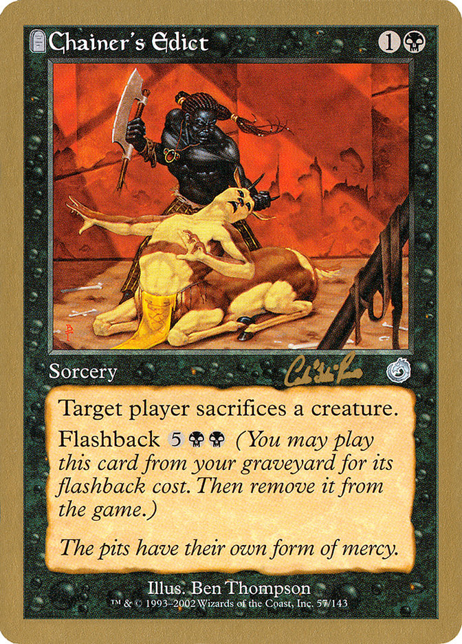 Chainer's Edict WC02-CR57 World Championship Decks 2002 Magic card