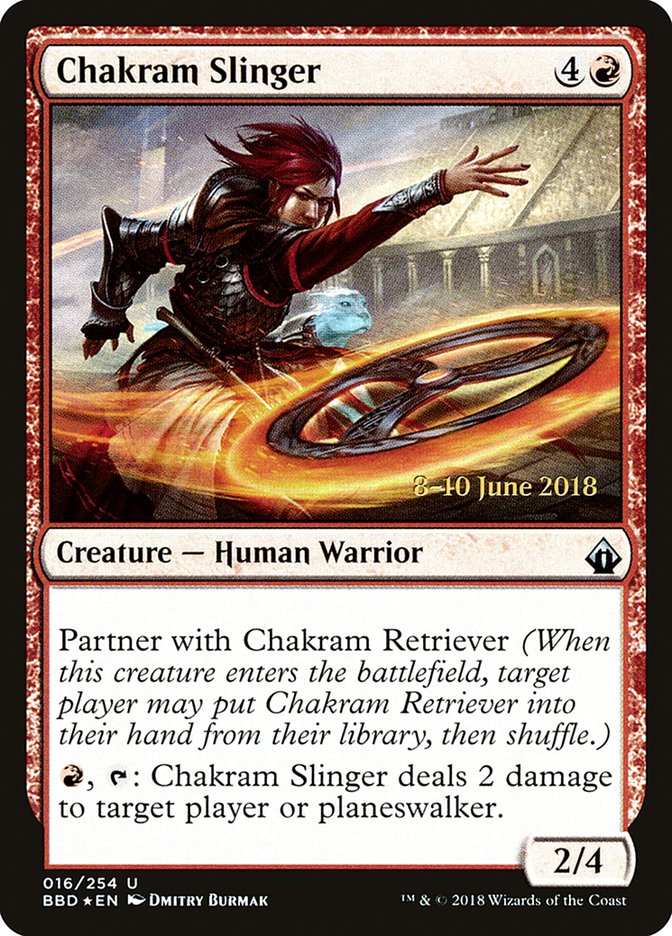 Chakram Slinger PBBD-16S Battlebond Promos Magic card