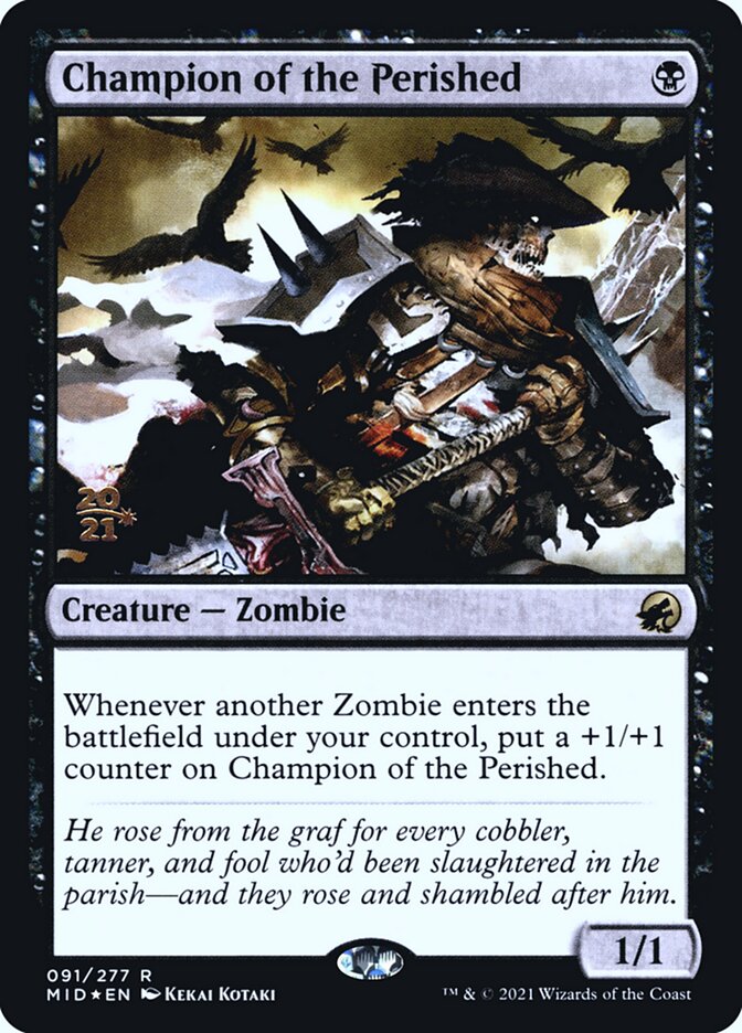 Champion of the Perished PMID-91S Innistrad: Midnight Hunt Promos Magic card
