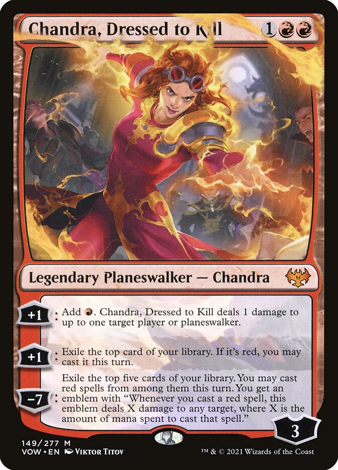 Chandra, Dressed to Kill VOW-149 Innistrad: Crimson Vow Magic card