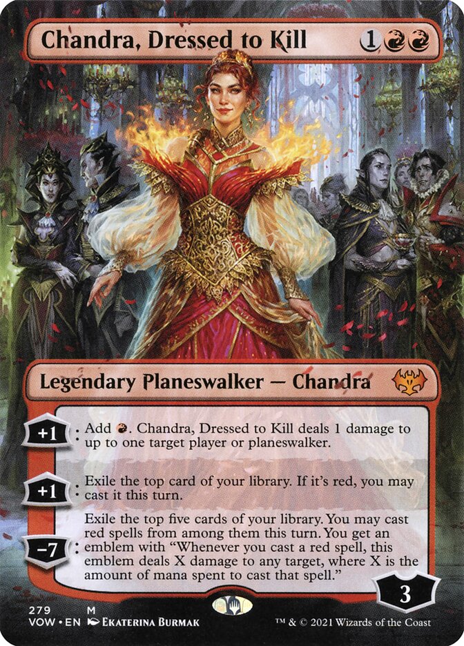 Chandra, Dressed to Kill VOW-279 Innistrad: Crimson Vow Magic card