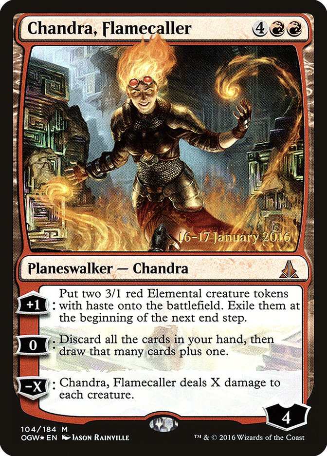 Chandra, Flamecaller POGW-104S Oath of the Gatewatch Promos Magic card
