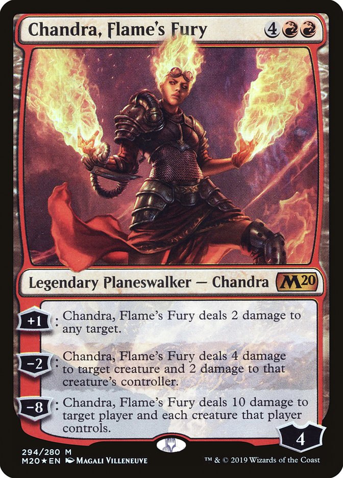 Chandra, Flame's Fury M20-294 Core Set 2020 Magic card