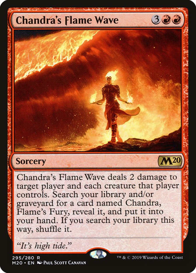 Chandra's Flame Wave M20-295 Core Set 2020 Magic card
